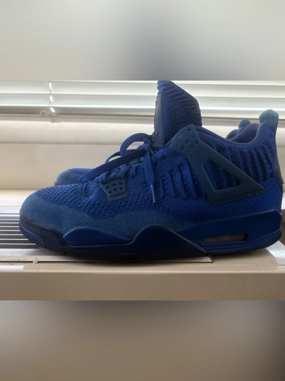 Nike 2019 Limited Air Jordan 4 Retro Flyknit Hyper Royal Men’s Size 10 Like New
